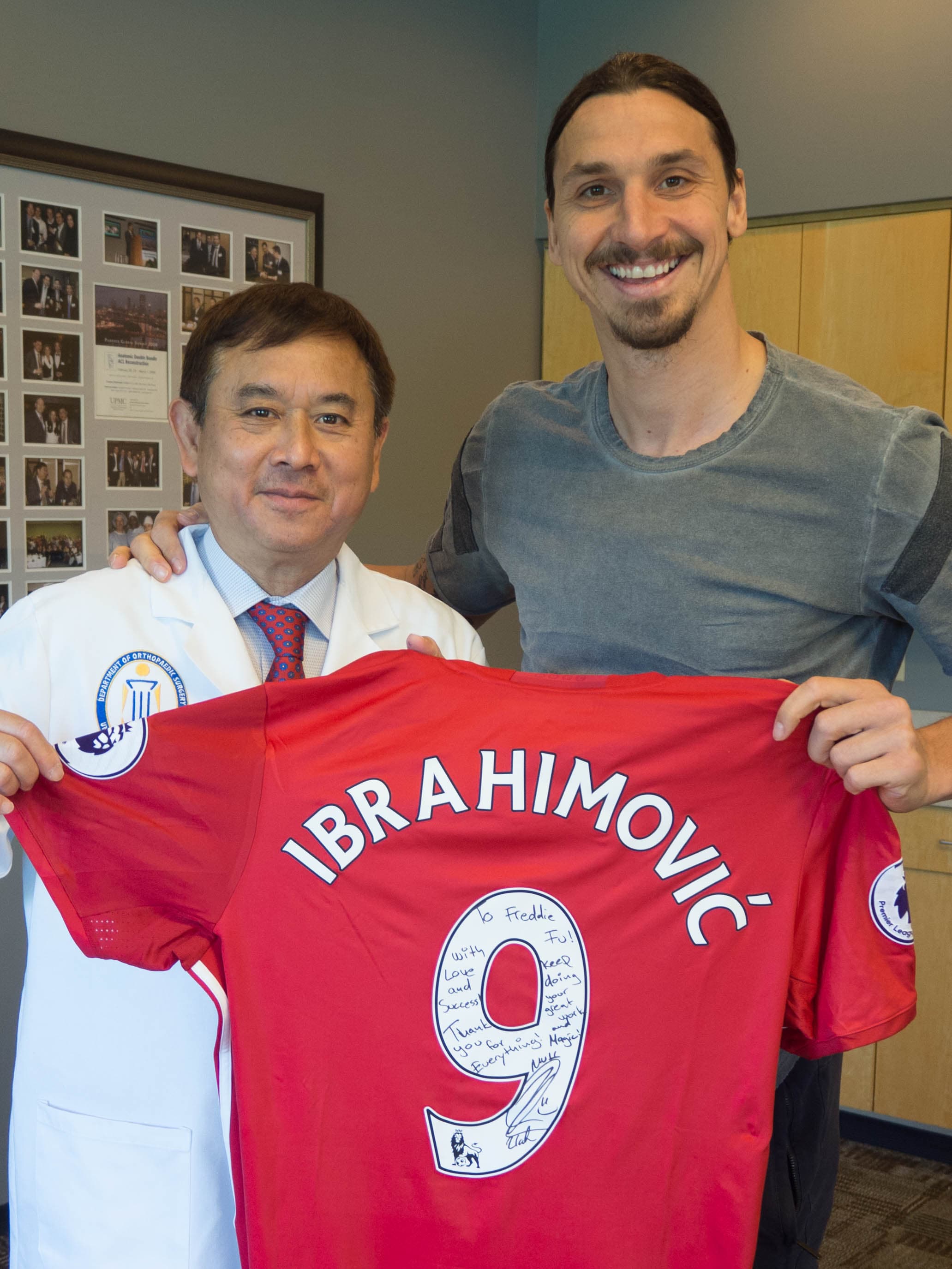 Dr. Fu and Zlatan Ibrahimovic